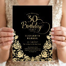 Search for stylish 30th birthday invitations Script