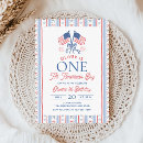 Search for all american boy invitations Red white and blue
