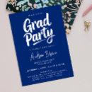 Search for brush script invitations Grad party