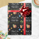Search for teacher wrapping paper Chalkboard