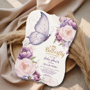 Search for elegant butterfly invitations Watercolor