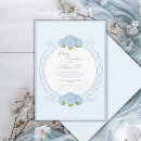 Search for blue hydrangeas invitations Floral flowers