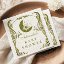 Search for celestial napkins Crescent moon design