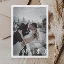 Search for invitations wedding announcement wedding announcement cards We eloped