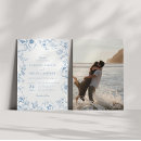 Search for dusty blue floral wedding invitations Calligraphy