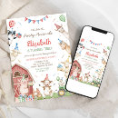 Search for barnyard party invitations Girl