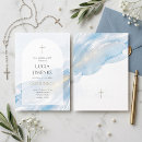 Search for elegant watercolor first communion invitations Church ceremony