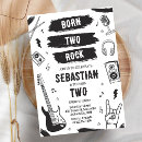 Search for punk rock birthday invitations Rock and roll party