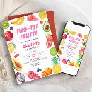 Search for tutti frutti birthday invitations Two tti frutti