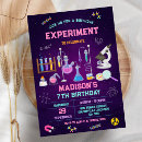 Search for mad science birthday invitations Stem party