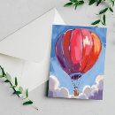 Search for watercolor balloon art cards Red