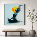 Search for neon teal posters For her