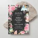 Search for mad hatter invitations Through the looking glass
