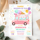 Search for watercolor ice cream birthday invitations Sweet one