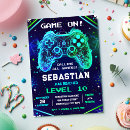 Search for video gamers invitations For kids