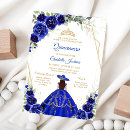 Search for royal blue quinceanera invitations Mis quince anos