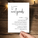 Search for ceremony invitations Black and white
