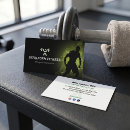 Search for muscles business cards Fitness coach