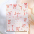 Search for whimsical birthday invitations Coquette