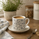 Search for french floral mugs Toile de jouy