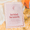 Search for disco bridal shower invitations Pink and red