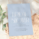 Search for blue and silver bridal shower invitations Modern