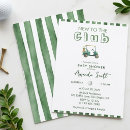 Search for golf baby shower invitations Preppy