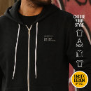 Search for minimalist design hoodies Christian
