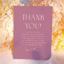 Search for purple bridal thank you cards Modern