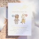 Search for foil gender reveal invitations He or she