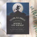 Search for silhouette birthday invitations Warrior
