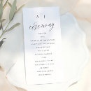Search for simple script wedding programs Minimalist