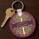 Search for floral wedding key rings Gothic