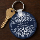 Search for silver wedding key rings Elegant