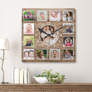 Search for barn clocks Photo collage