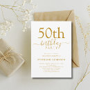 Search for 50th birthday invitations Simple