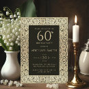 Search for vintage 60th birthday invitations Floral