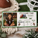 Search for football 1st birthday invitations Ticket