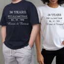 Search for matching anniversary tshirts Typography