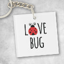 Search for bugs key rings Cute