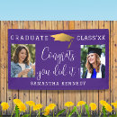 Search for purple gold banners Photo graduation
