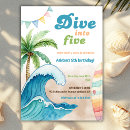 Search for dive into five birthday invitations Summer