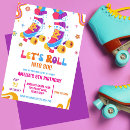 Search for rollerskate birthday invitations Girl