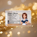 Search for cleaning service business card magnets Housekeeper
