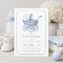 Search for carriage baby boy shower invitations Stroller