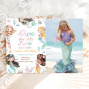 Search for dive into five mermaid invitations Summer mermaid party