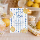 Search for stripe bridal shower invitations Lemons