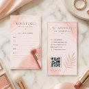 Search for salon appointment cards Makeup artist