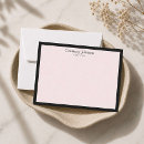 Search for plain pink note cards Professional