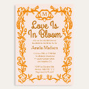 Search for bloom bridal shower invitations Love is in bloom